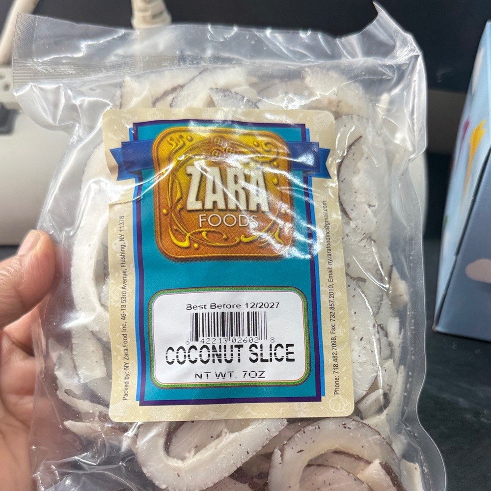 coconut slices